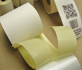 Bobines de papier thermique et afnor - étiquettes autocollantes