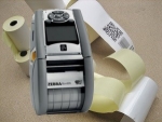 Etiquettes thermiques adhésives 50MM pour imprimantes portables Zebra