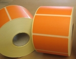 Etiquettes imprimantes BIXOLON - velin 76 MM x 40 MM ORANGE