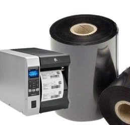 Vhbw - vhbw 3x Rubans transfert thermique compatible avec Zebra XiIII plus,  Z4M, Z4M+ imprimante d'étiquettes - Bande résistante, 60 mm x 300m, noir -  Fax - Rue du Commerce