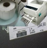 Rouleaux etiquettes cartonnées non adhésives pour imprimantes Intermec